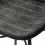 ARIZONA-Tabouret de bar microfibre vintage pieds métal noir (x4)