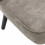 MALCOLM - Fauteuil vintage brun clair pieds bois noir(x2)