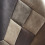 STELLA OAK - Chaise vintage patchwork vintage pieds chêne (x4)