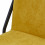 VICKIE-Poltrona da tavolo in tessuto senape e nero (x2)