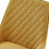 GRACE-Silla de tela mostaza con patas negras (x4)