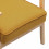 DOUGLAS-Poltrona lounge in tessuto senape e legno