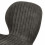 JANE - Chaise vintage en microfibre Marron foncé et métal noir (x4)