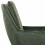 AYDEN-Silla de mesa de tela verde y metal negro