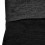 NOLAN - Chaise de bar tissu chenillé Noir et métal noir mat (x2)