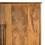 GEDEON-Buffet haut Vintage 2 portes 3 tiroirs, bois de Manguier massif