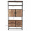 RIVERWOOD-Buffet haut 2 portes 4 tiroirs, bois recyclé et métal noir