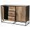RIVERWOOD-Buffet 2 portes 3 tiroirs,en bois recyclé et métal noir