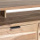 URBAN-Buffet 2 portes 3 tiroirs en bois d'Acacia massif et métal