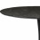 BANGALORE-Table repas ronde Diam 120 cm, bois de Manguier massif noir