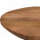BOMBAY-Table à manger ronde 6 personnes D130, bois de Manguier massif