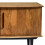 GEDEON-Meuble TV Vintage 2 portes 1 tiroir en bois de Manguier massif