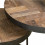 BIARRITZ-Set de 3 Tables basses gigognes en Teck massif et métal noir