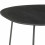 INAYA-Set de 2 Tables basses gigognes en Manguier teinté noir et métal