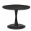 BANGALORE-Table basse ronde Diam60 en bois de Manguier massif noir