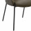 CANDICE-Silla en tejido Taupe y patas de metal negro (x2)
