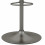 HENRIK-Tabouret de bar en cuir synthétique Camel-gris bronze (x2)