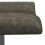 LEO-Tabouret de bar en cuir synthétique Anthracite-gris bronze (x2)