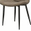 SACHA-Chaise en Velours Taupe et métal noir (x4)
