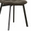 STELLIA-Chaise en Velours Gris Taupe et métal noir (x4)