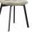STELLIA-Chaise en Velours Coloris Lin et métal noir (x2)