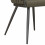 TESSA-Sillón de mesa marrón y de metal negro (x2)