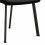VICTOR-Fauteuil de table en Velours Noir et métal noir (x2)