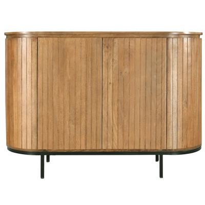 MENTON-Buffet 2 portes en bois de Manguier massif