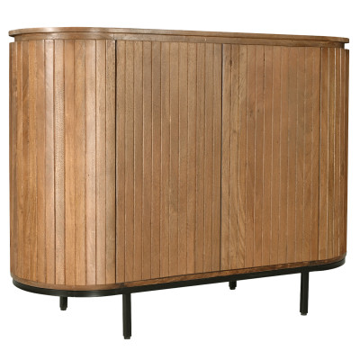 MENTON-Buffet 2 portes en bois de Manguier massif