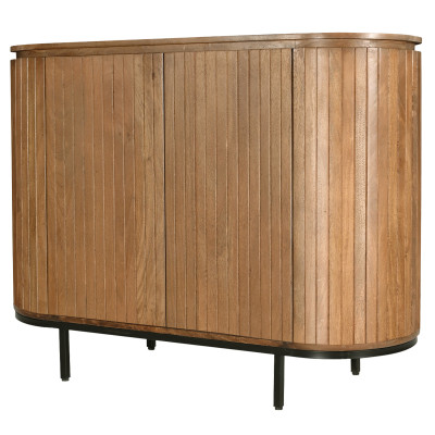 MENTON-Buffet 2 portes en bois de Manguier massif