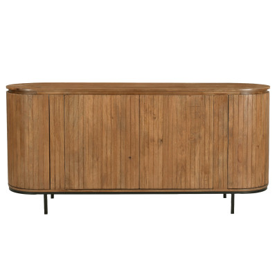 MENTON-Buffet 2 portes L180 cm en bois de Manguier massif