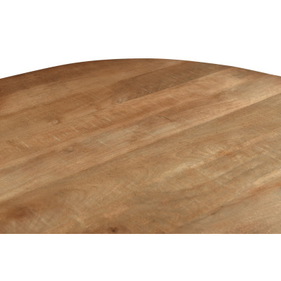 SIENNE-Table basse ovale120x70 cm en Manguier massif