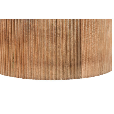 SIENNE-Table basse ovale120x70 cm en Manguier massif