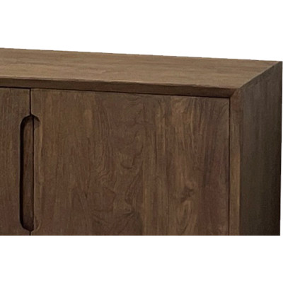 CORTE-Mueble TV 4 puertas 170 cm en madera maciza