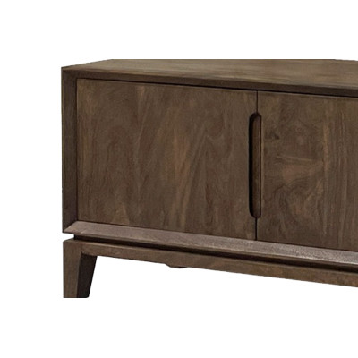 CORTE-Mobile TV 4 ante 210 cm in legno massello spazzolato