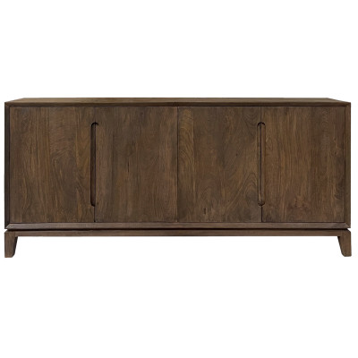 CORTE-Aparador 4 puertas 190 cm de madera maciza cepillada