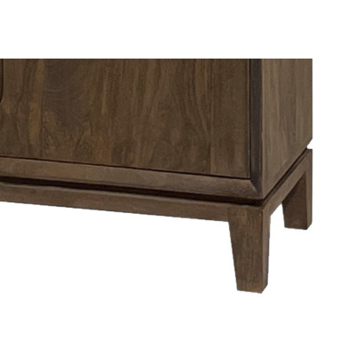 CORTE-Credenza 4 ante 190 cm in Legno Massello Spazzolato