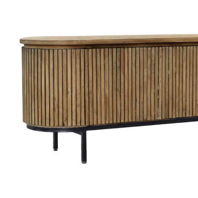 PIANA-Mobile TV 4 ante L210 cm in legno massello