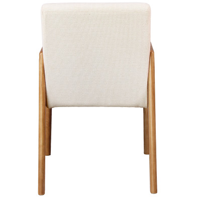 ALBAN-Sillón de mesa crudo y fresno natural (x2)