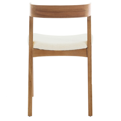 TINA-Silla de roble macizo y tejido Bliss Crudo (x2)