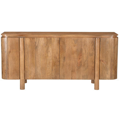 BORGO-Buffet 4 portes en bois massif