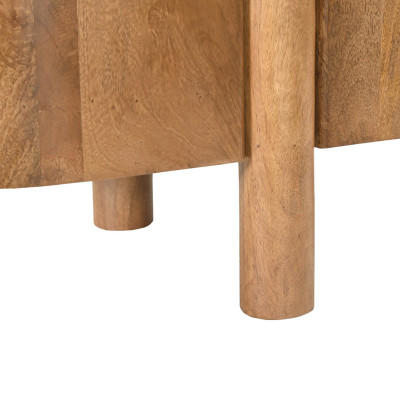 BORGO-Buffet 4 portes en bois massif