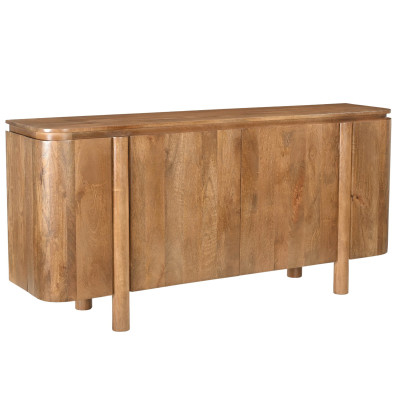 BORGO-Buffet 4 portes en bois massif