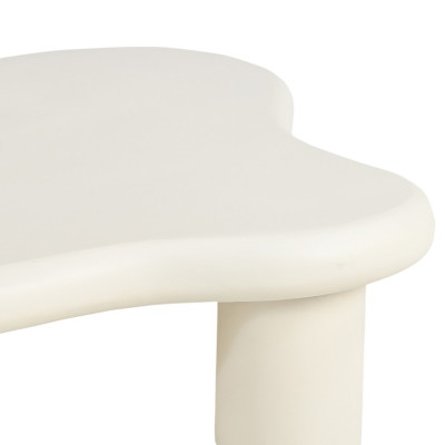 MONA-Table basse organique en Béton enduit