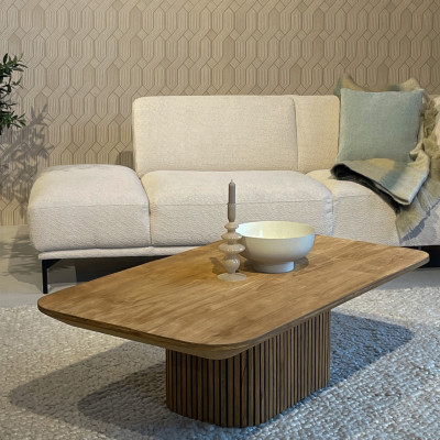 PIANA-Table basse 120x70cm en Teck massif