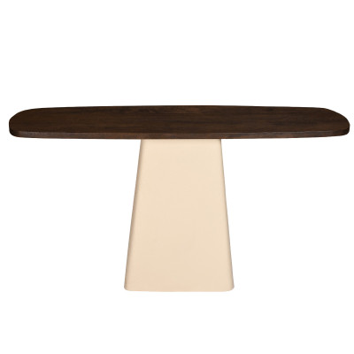 DYLON-Console en bois massif et Ivoire