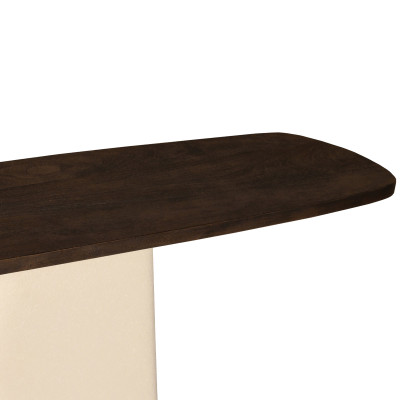 DYLON-Console en bois massif et Ivoire