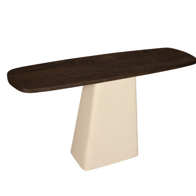 DYLON-Console en bois massif et Ivoire