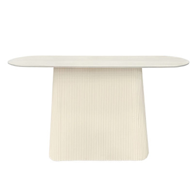 DOLCE-Console L140 cm en bois massif Ivoire