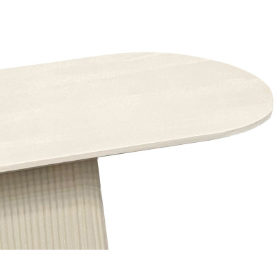 DOLCE-Console L140 cm en bois massif Ivoire